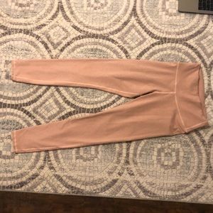 Fabletics Pink High Waisted Heathered